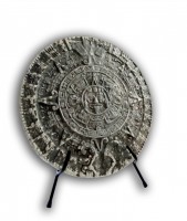 Calendario Maya Bicolore Tonalità Grigio